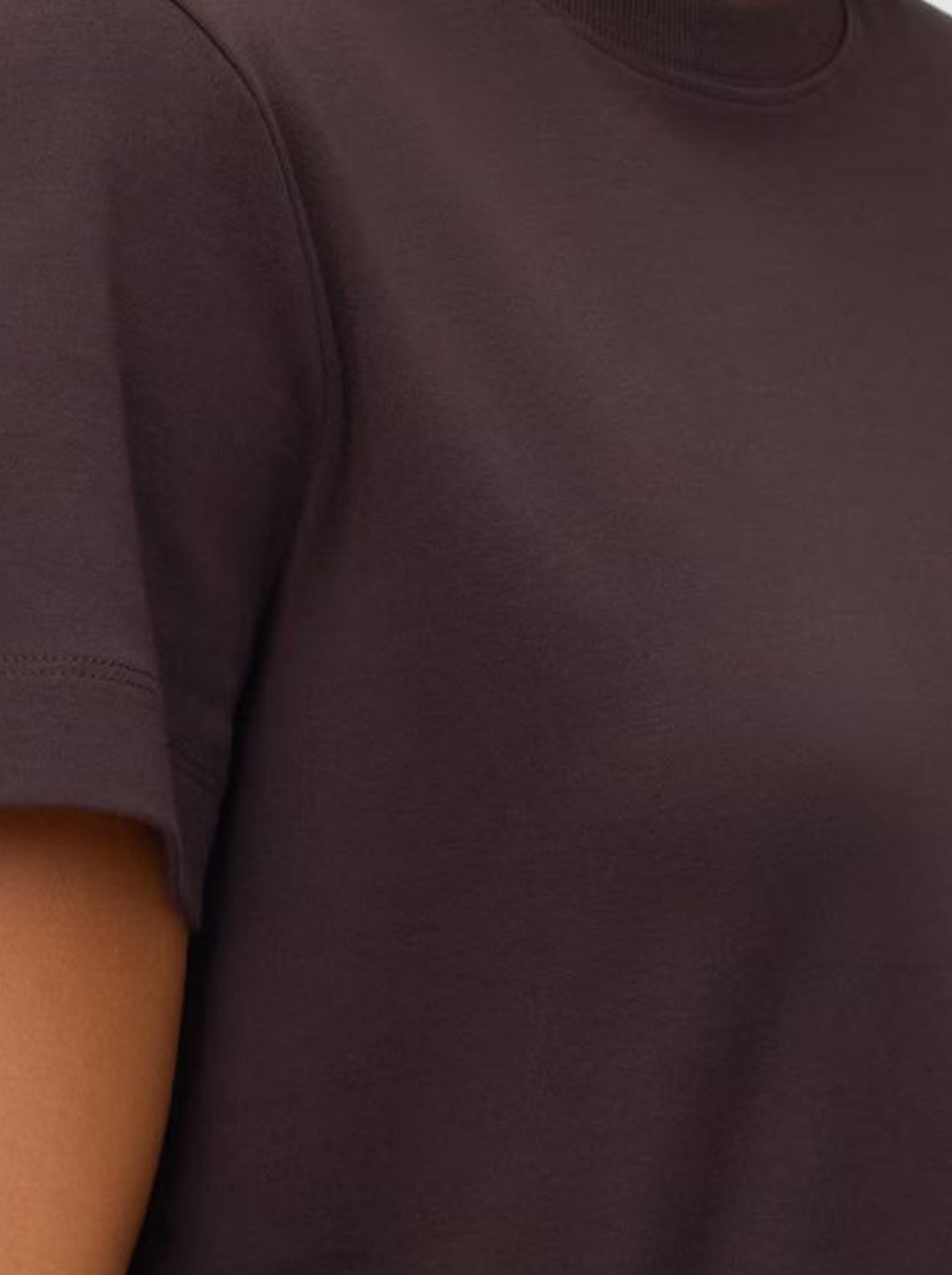 Camiseta Mujer Castaño Oscuro Vero Moda