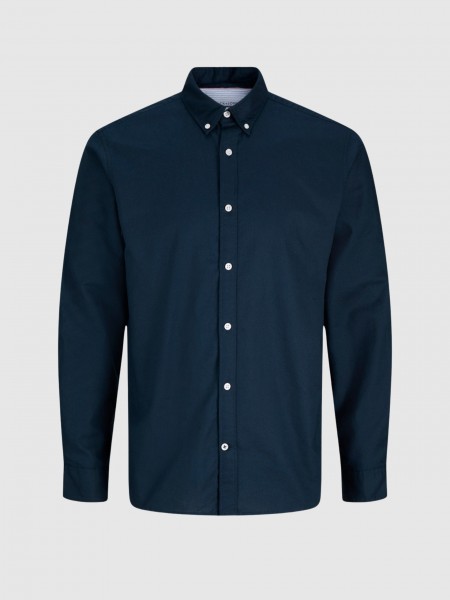 Camisa Jack & Jones Homem Jjoxford Detail Shirt L/s