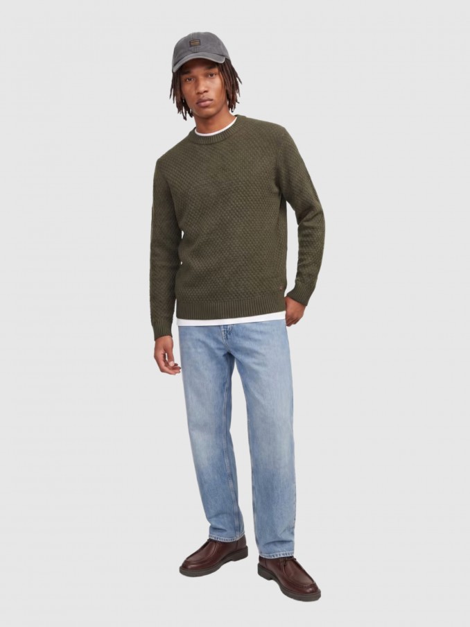 Pullover Man Troop Green Jack & Jones