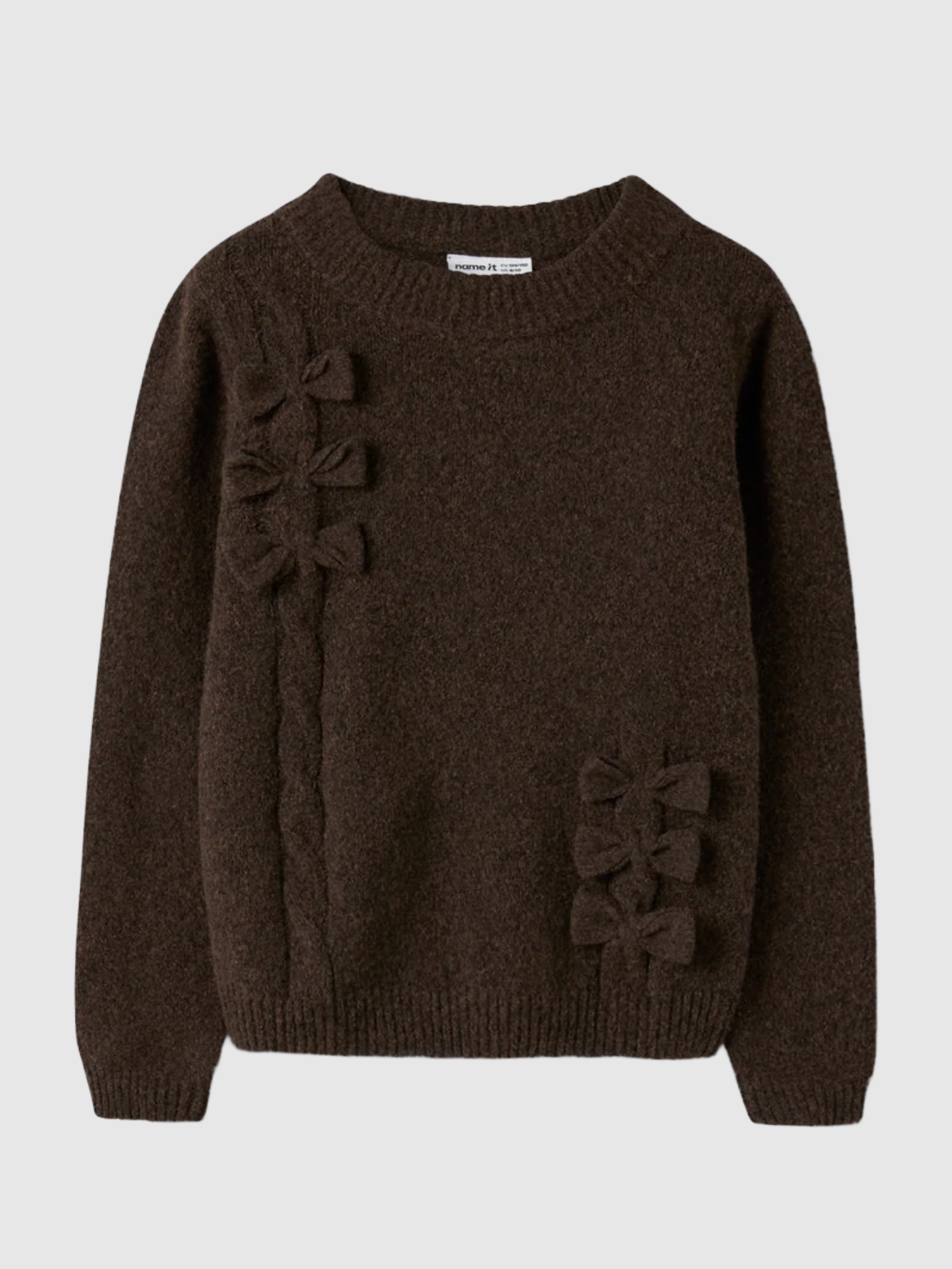 Pullover Girl Dark Brown Name It