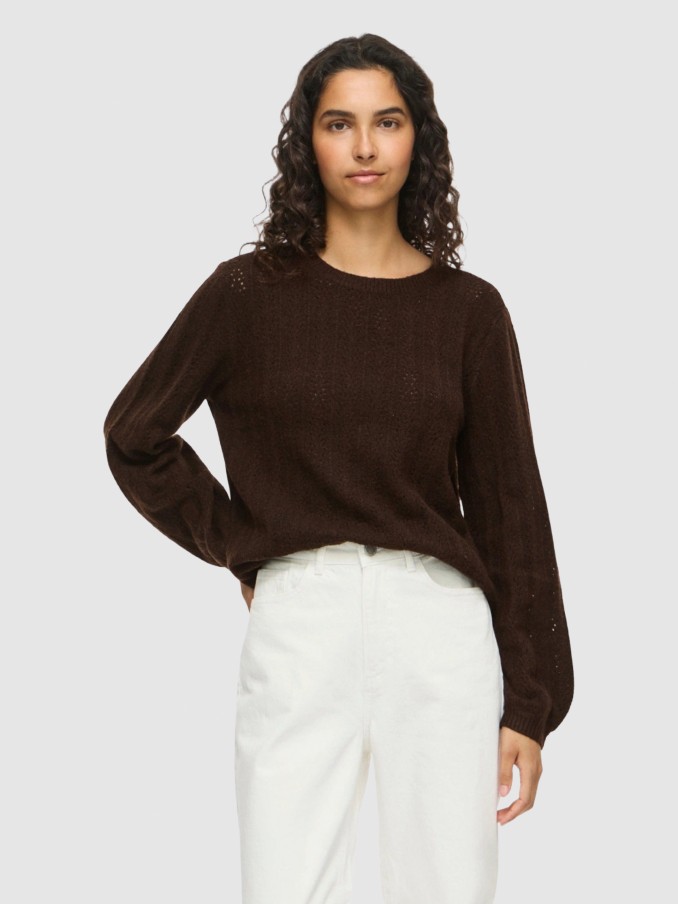 Sueter Mujer Marrón Vila