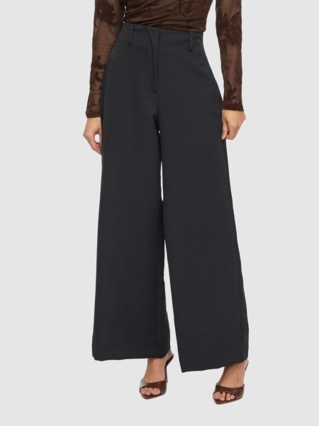 Pantalones Mujer Negro Vila
