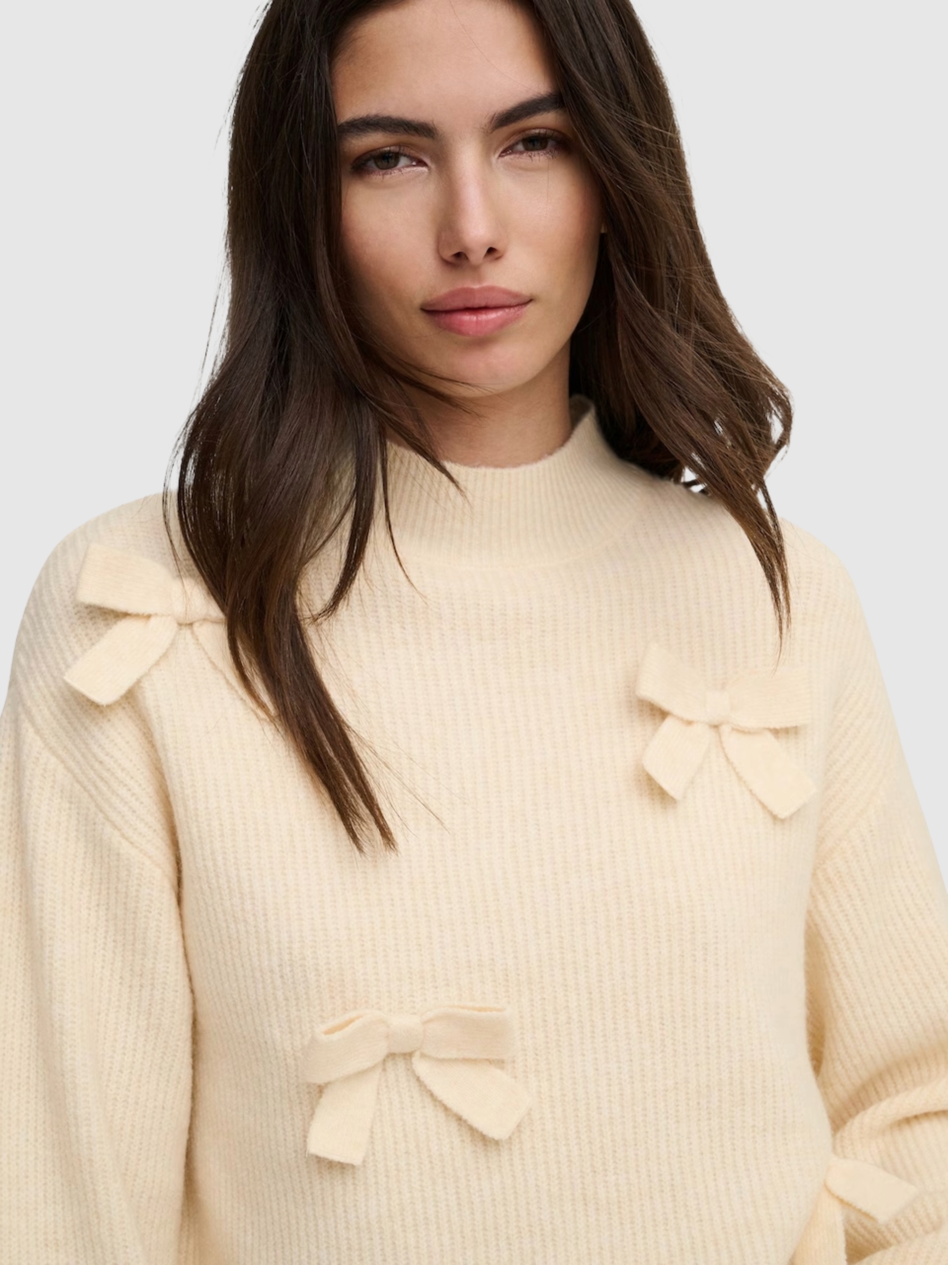 Sueter Mujer Crema Only