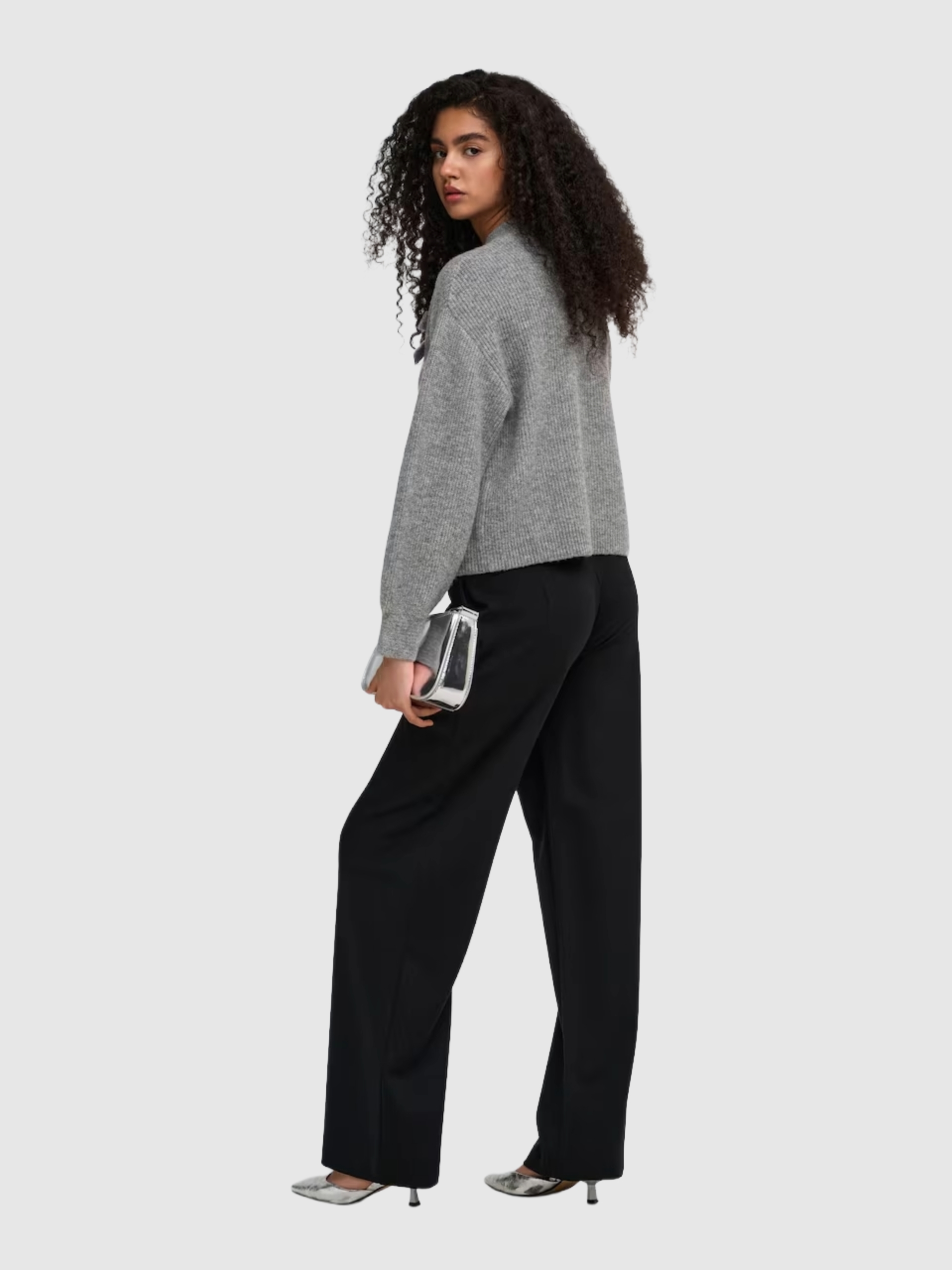 Pullover Woman Grey Only