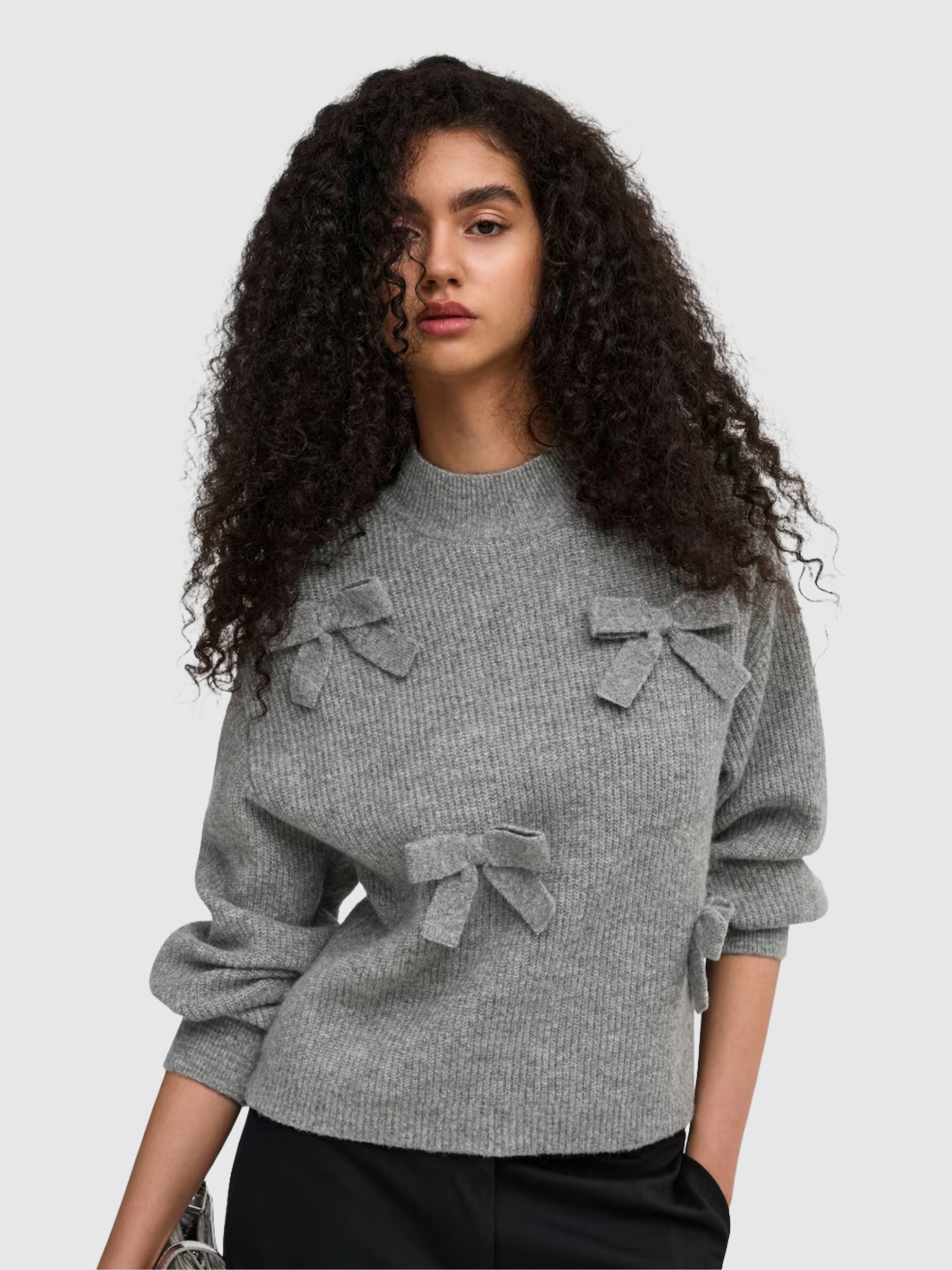 Pullover Woman Grey Only