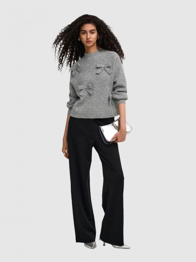 Sueter Mujer Gris Only