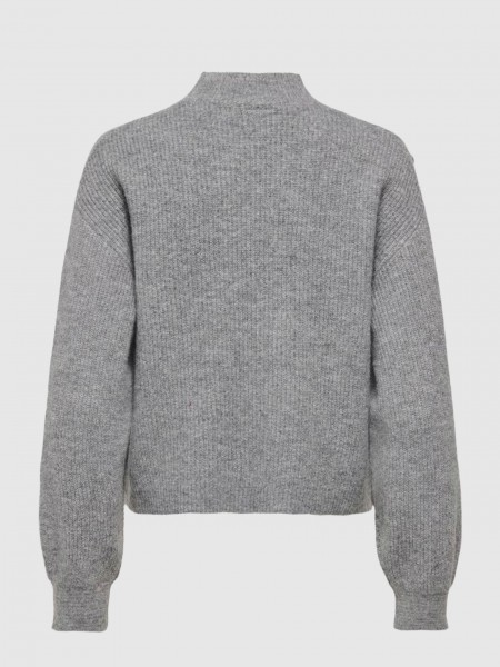 Pullover Woman Grey Only