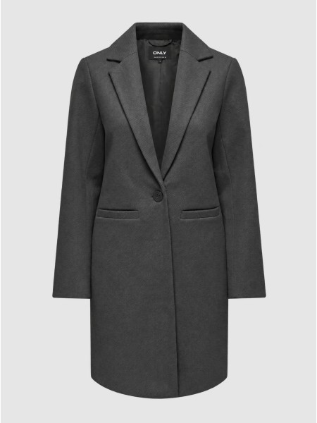 Chaqueta Mujer Gris Oscuro Only Chaqueta Mujer Gris Oscuro Only