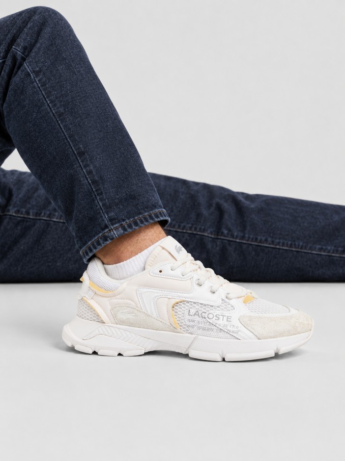 Tenis Hombre Blanco Lacoste