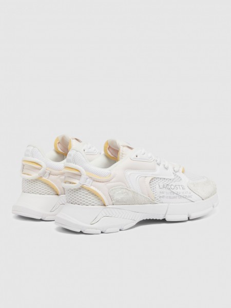 Tenis Hombre Blanco Lacoste