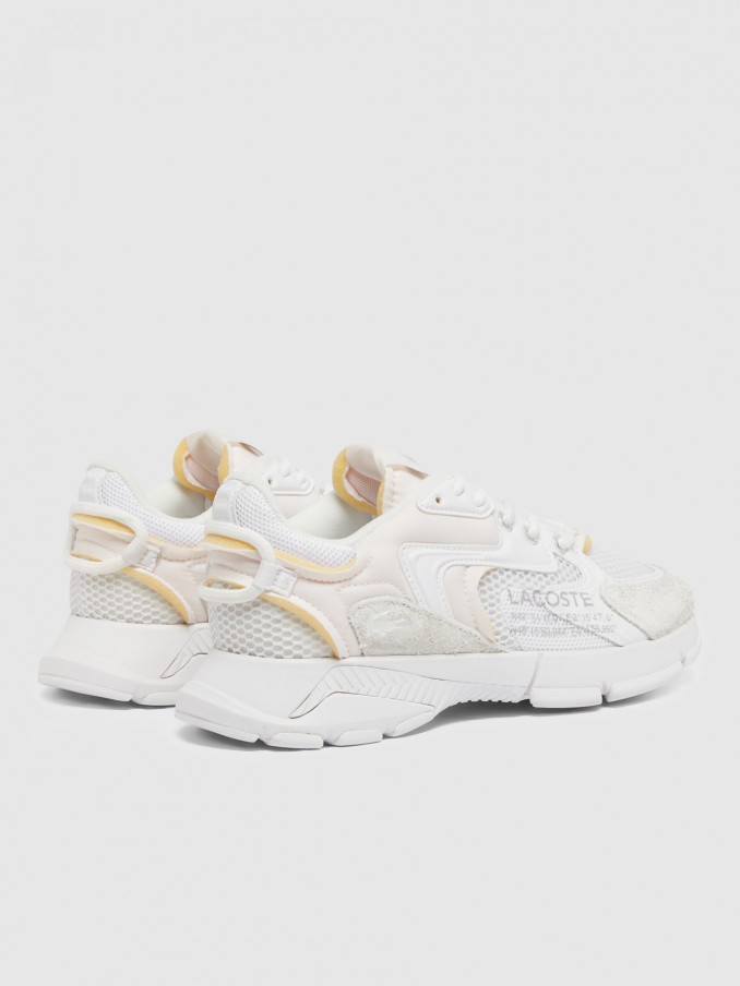Tenis Hombre Blanco Lacoste