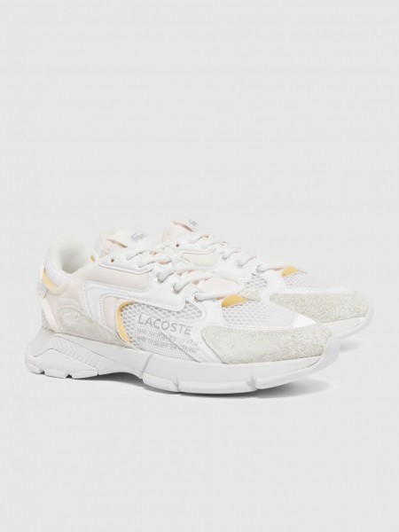 Tenis Hombre Blanco Lacoste