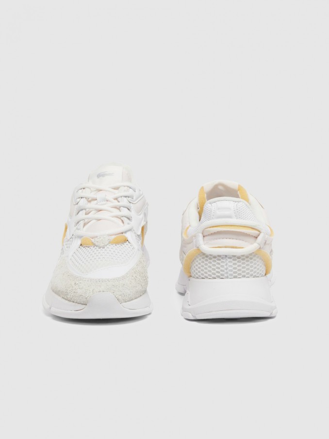 Tenis Hombre Blanco Lacoste
