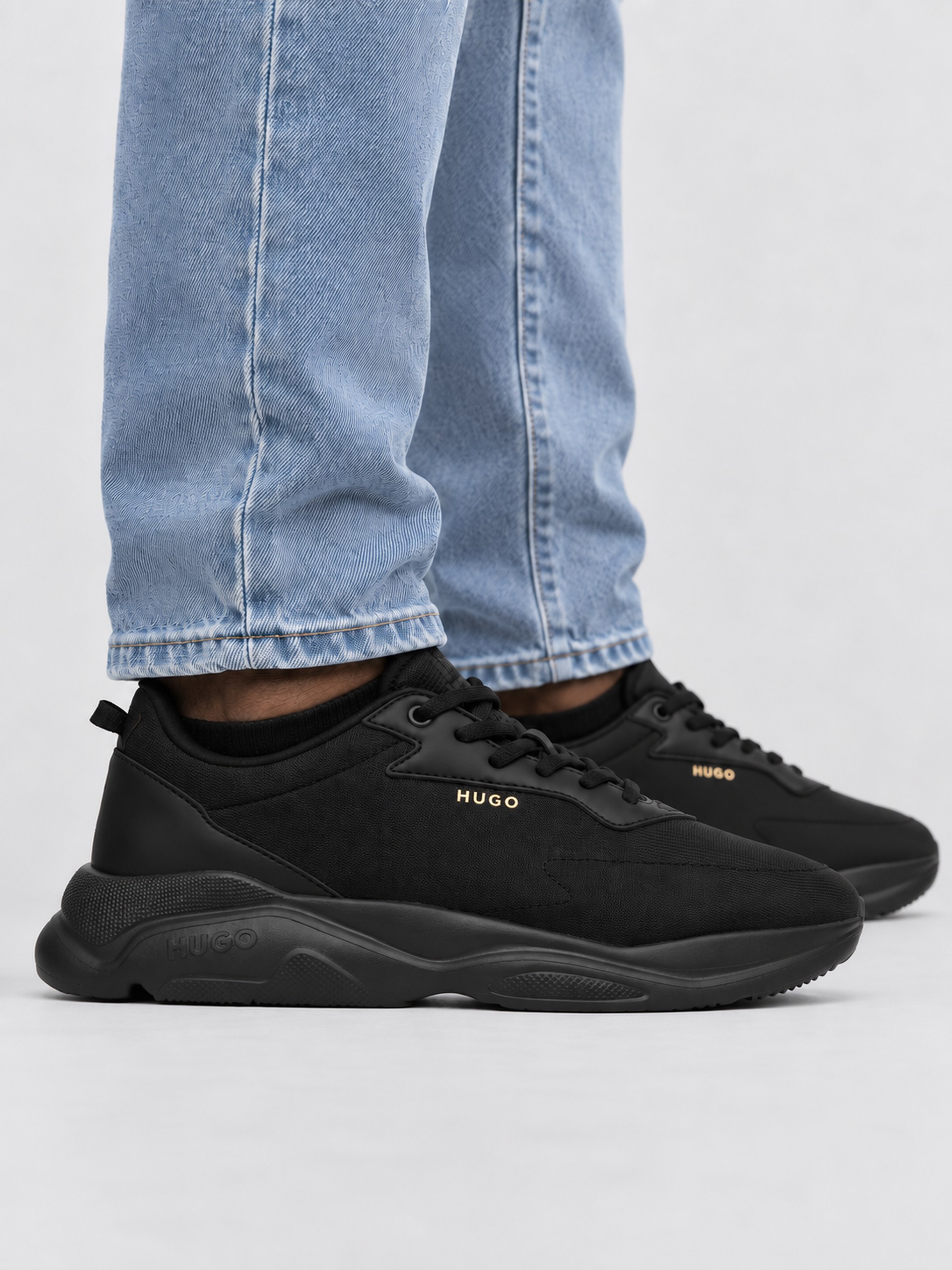 Tenis Hombre Negro Hugo Boss