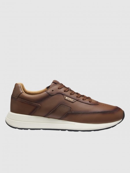 Sapatilha Boss Homem Leather Cow (10282422)