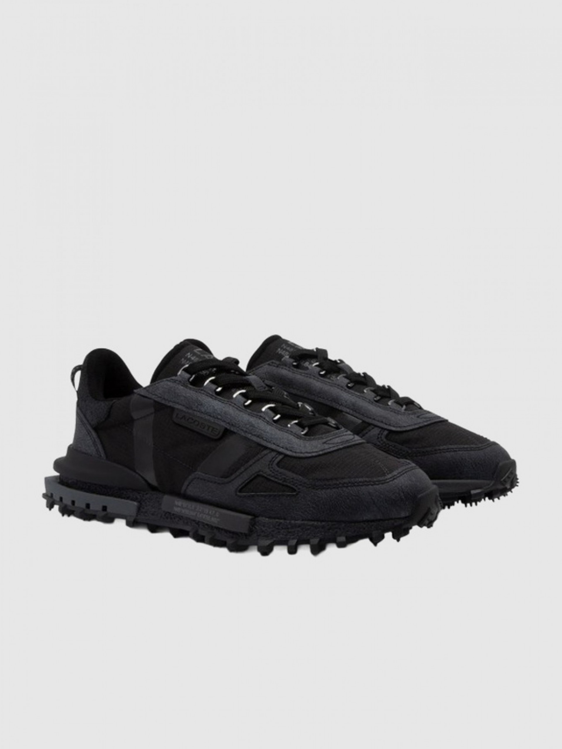 Tenis Hombre Negro Lacoste