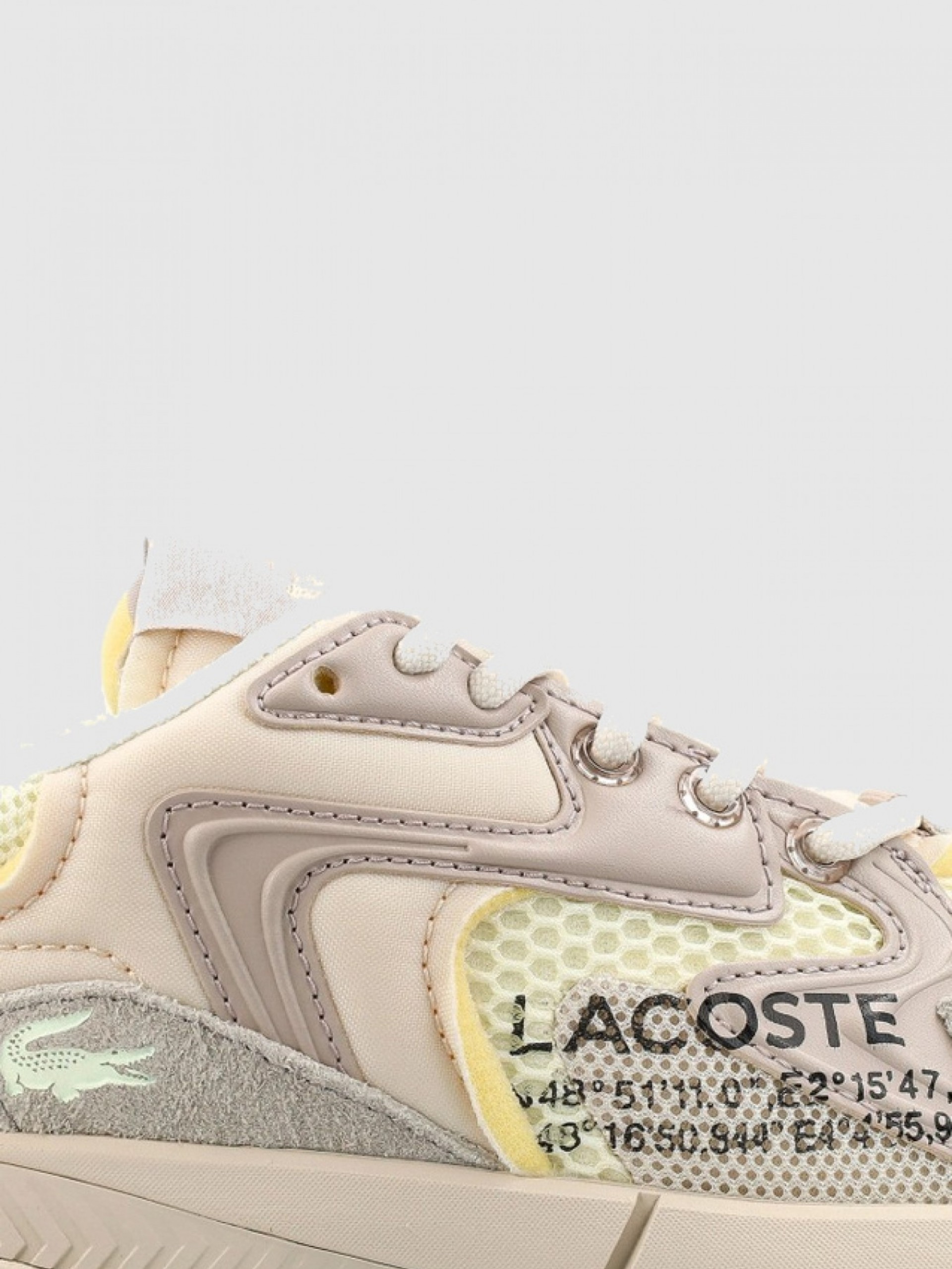 Tenis Mujer Crema Lacoste