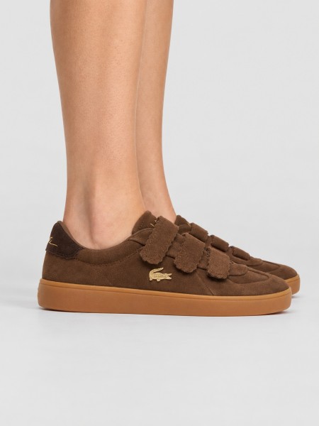 Sapatilha Lacoste Mulher Womens Baseshot Pro Strap Sneakers