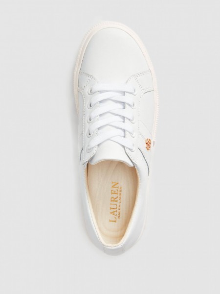 Sneakers Woman White Polo Ralph Lauren