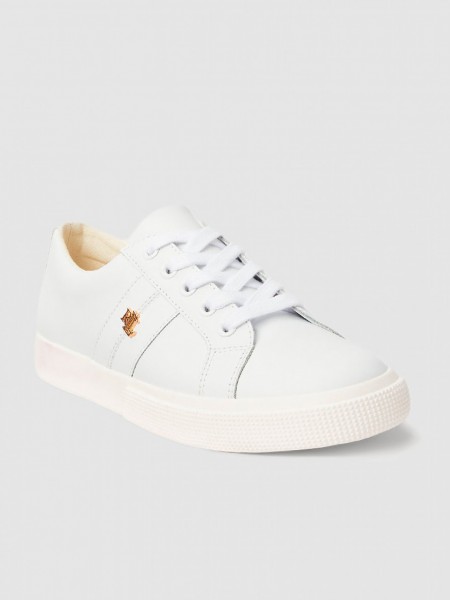 Sneakers Woman White Polo Ralph Lauren