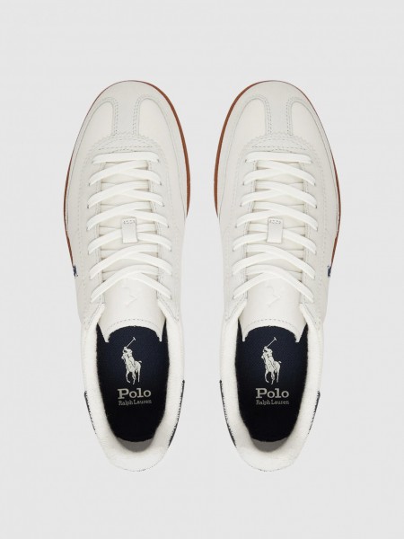 Tenis Hombre Blanco Polo Ralph Lauren