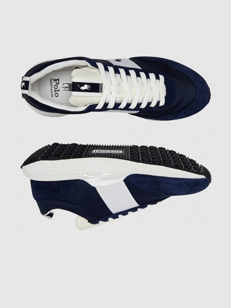 Sapatilha Ralph Lauren Homem Train 89 Ribsneakers-Low