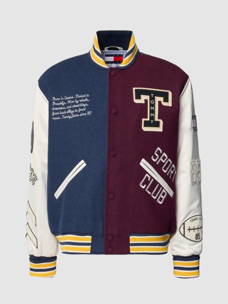 Casaco Tommy Jeans Homem Tjm Letterman Wool Varsity Jkt