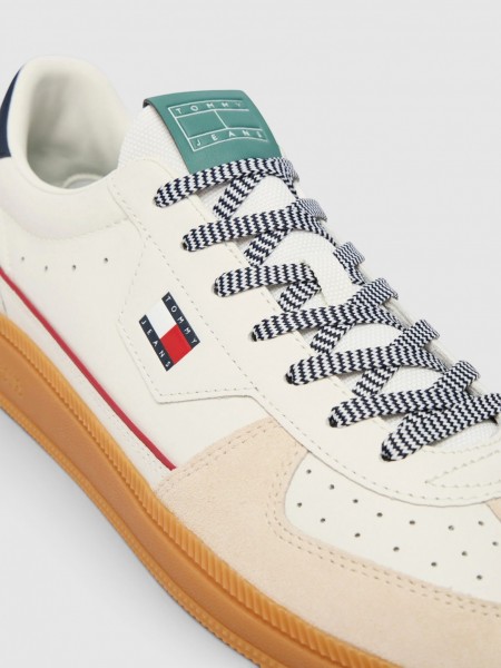 Sapatilha Tommy Jeans Homem The Greenwhch Edge Leather