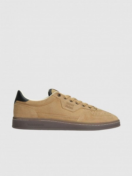 Sapatilha Tommy Jeans Homem Tommy Jeans Suede Court Sapatilha Tommy Jeans Homem Tommy Jeans Suede Court