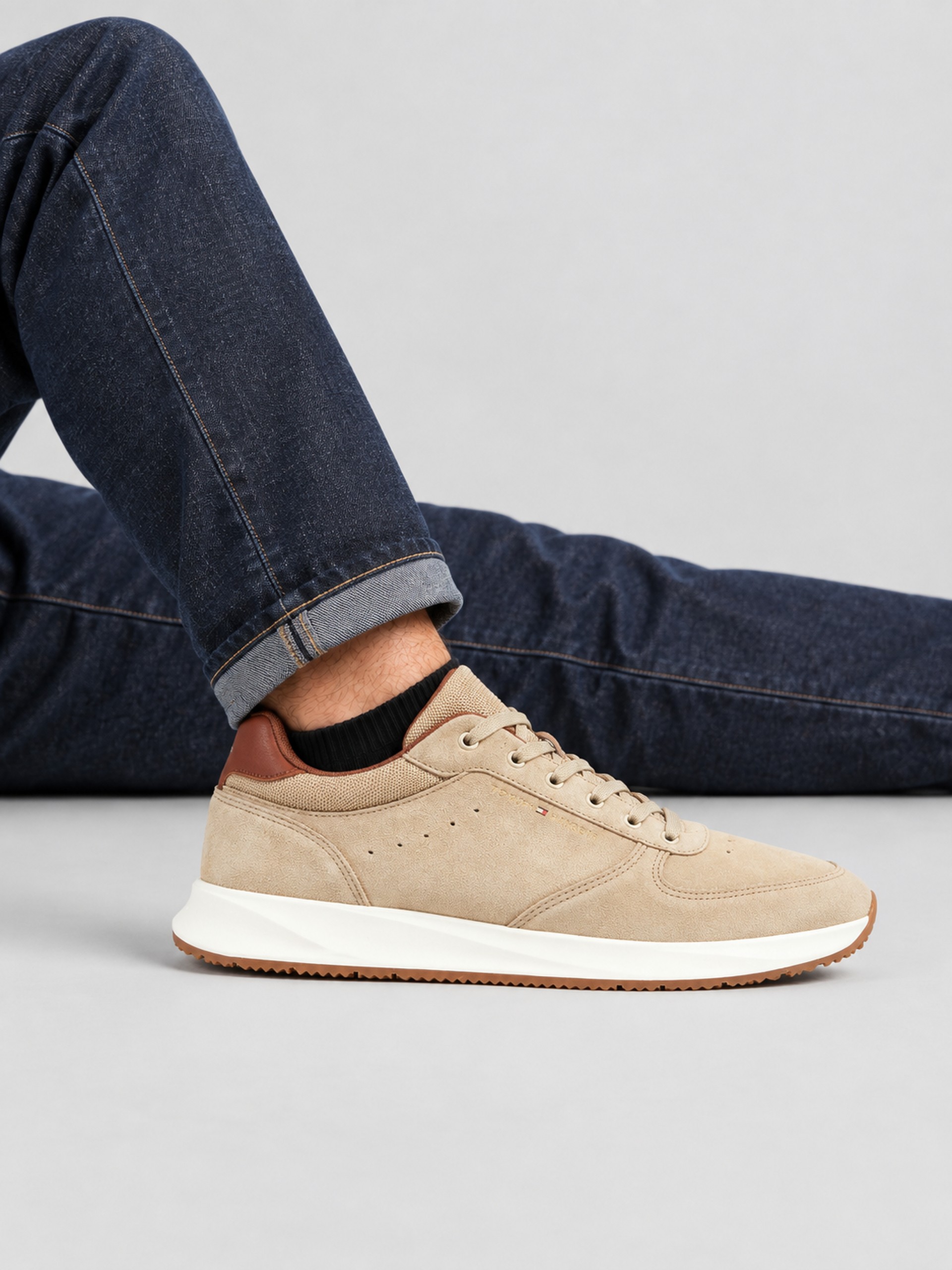 Tenis Hombre Castaño Claro Tommy Jeans
