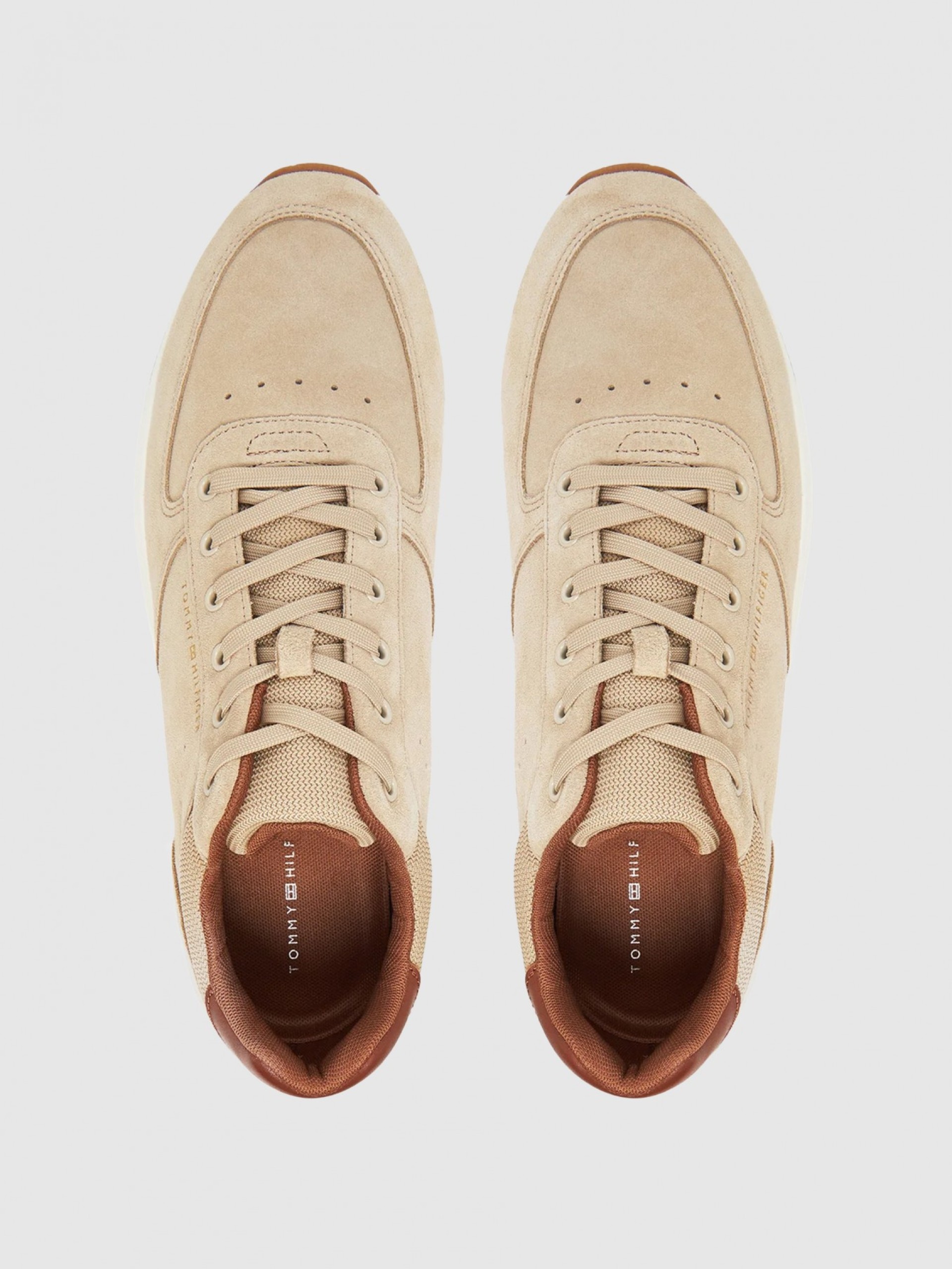 Tenis Hombre Castaño Claro Tommy Jeans