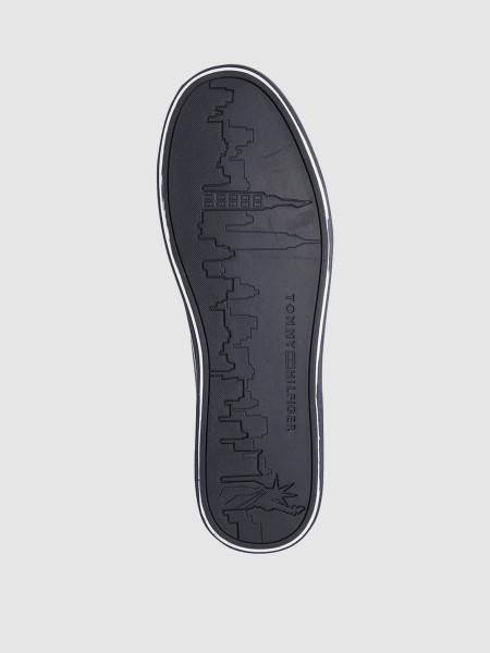 Sapatilha Tommy Hilfiger Homem Elevated Hilfiger Mix Runner Sapatilha Tommy Hilfiger Homem Elevated Hilfiger Mix Runner