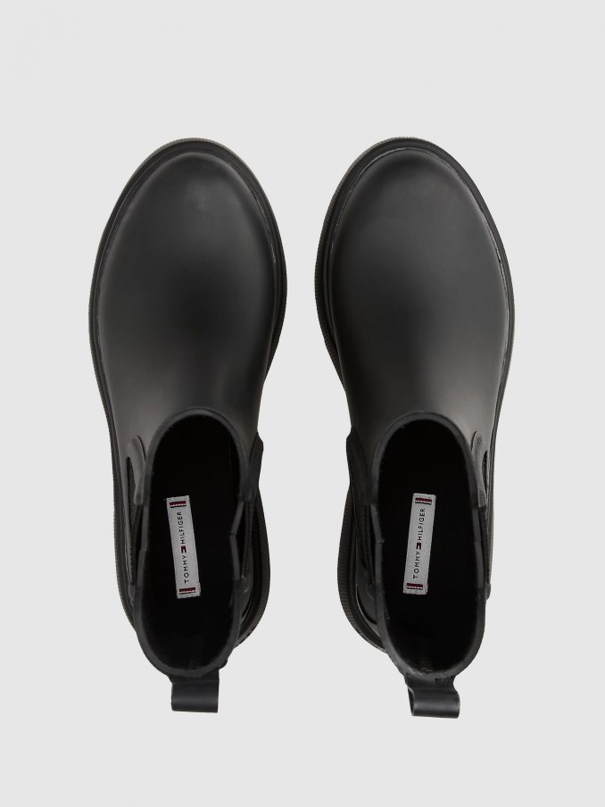 Botas Mujer Negro Tommy Jeans