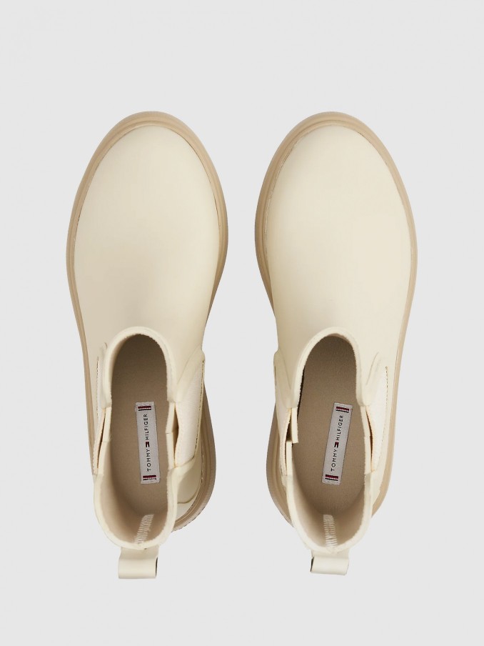 Boots Woman Beige Tommy Jeans