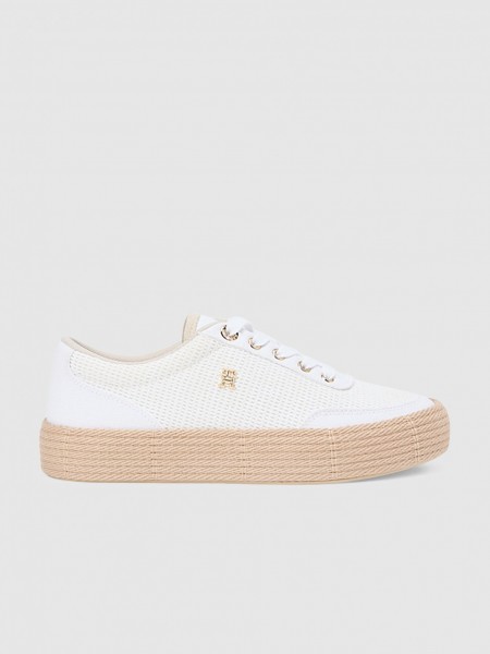 Sapatilha Tommy Hilfiger Mulher Th Foxing Platform Rope Sapatilha Tommy Hilfiger Mulher Th Foxing Platform Rope