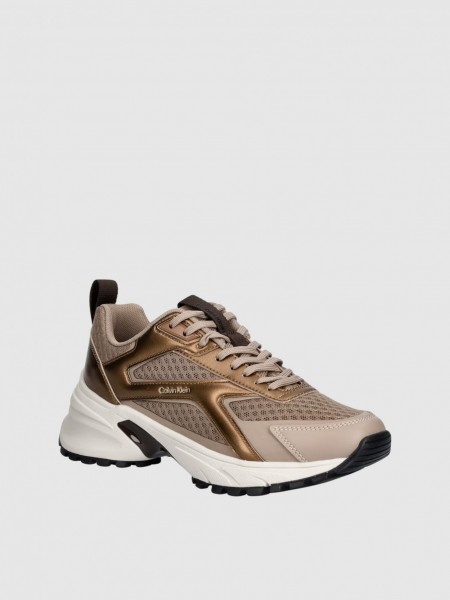 Sapatilha Calvin Klein  Mulher Hike Run Ckstripe Mesh Met