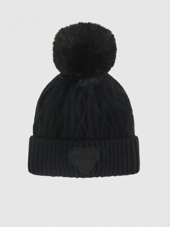 Gorro Niña Negro Guess