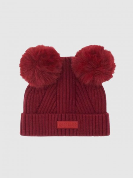 Gorro Ni�a Burdeos Guess