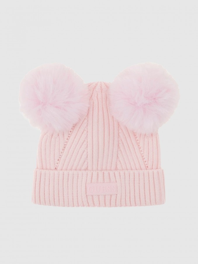 Gorro Niña Rosa Guess