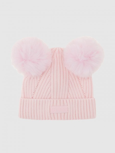 Gorro Ni�a Rosa Guess