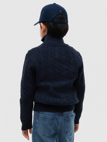 Chaqueta Ni�o Azul Marino Tommy Jeans Kids