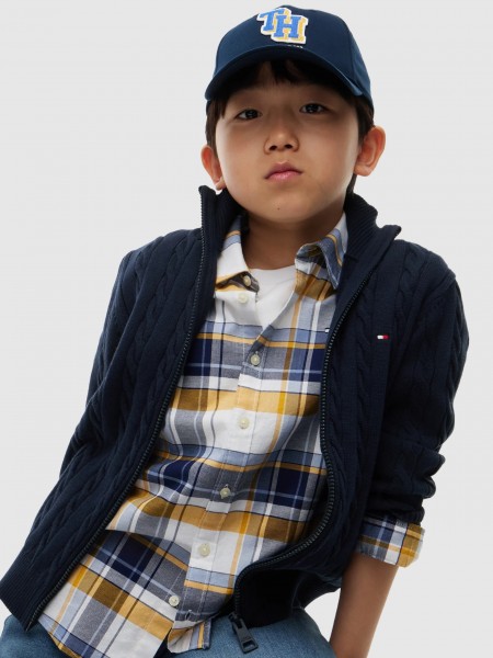 Jacket Boy Navy Blue Tommy Jeans Kids Jacket Boy Navy Blue Tommy Jeans Kids