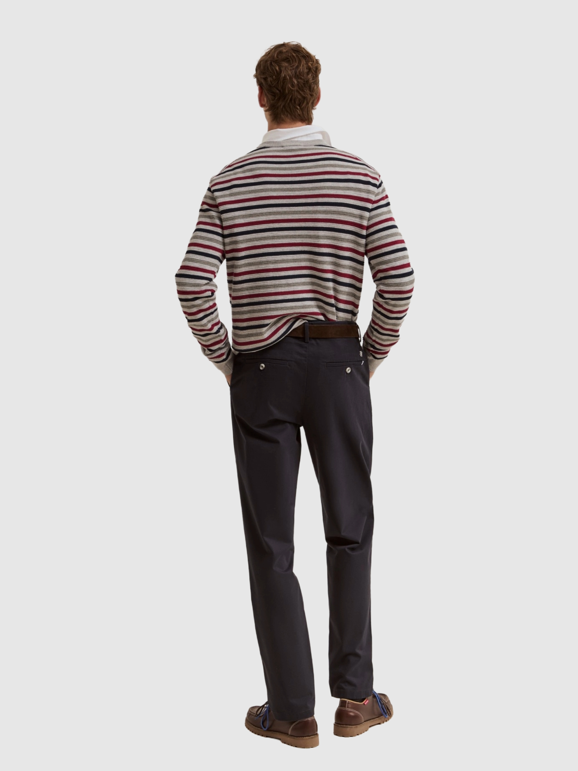 Pants Man Navy Blue Lion Of Porches
