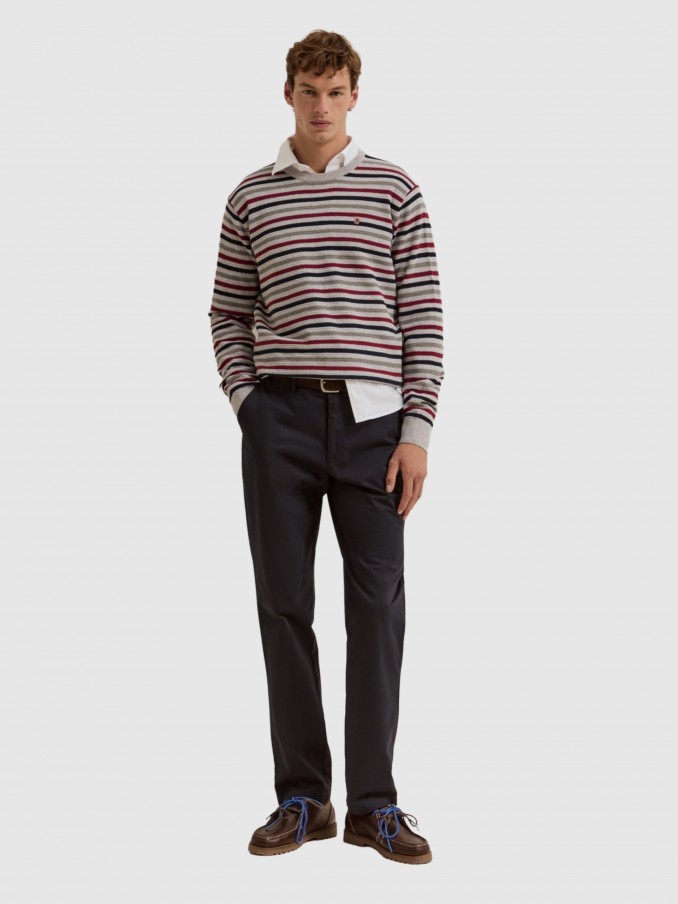 Pants Man Navy Blue Lion Of Porches