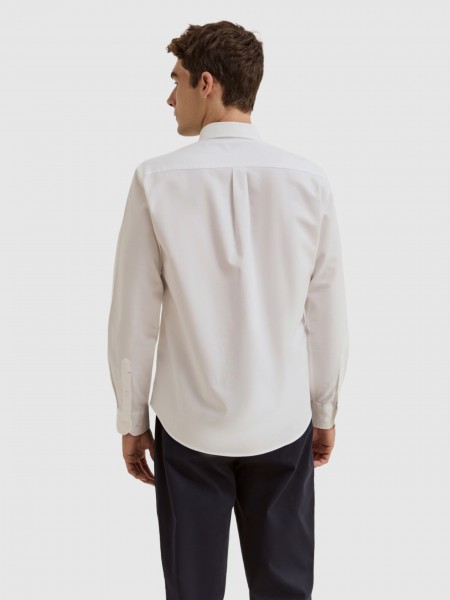 Camisa Hombre Blanco Lion Of Porches