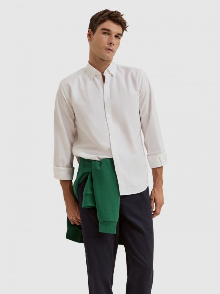 Camisa Hombre Blanco Lion Of Porches