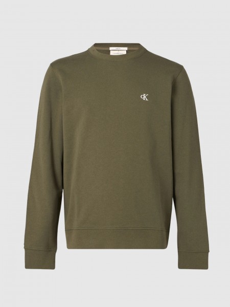 Sweatshirt Calvin Klein  Homem Ls Cl 350Terry Mongrm Cn Swtshrt
