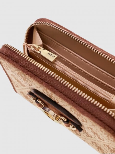 Carteira Guess Mulher Samantha Slg Med Zip Around Carteira Guess Mulher Samantha Slg Med Zip Around