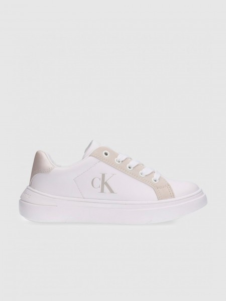 Sneakers Girl White Calvin Klein