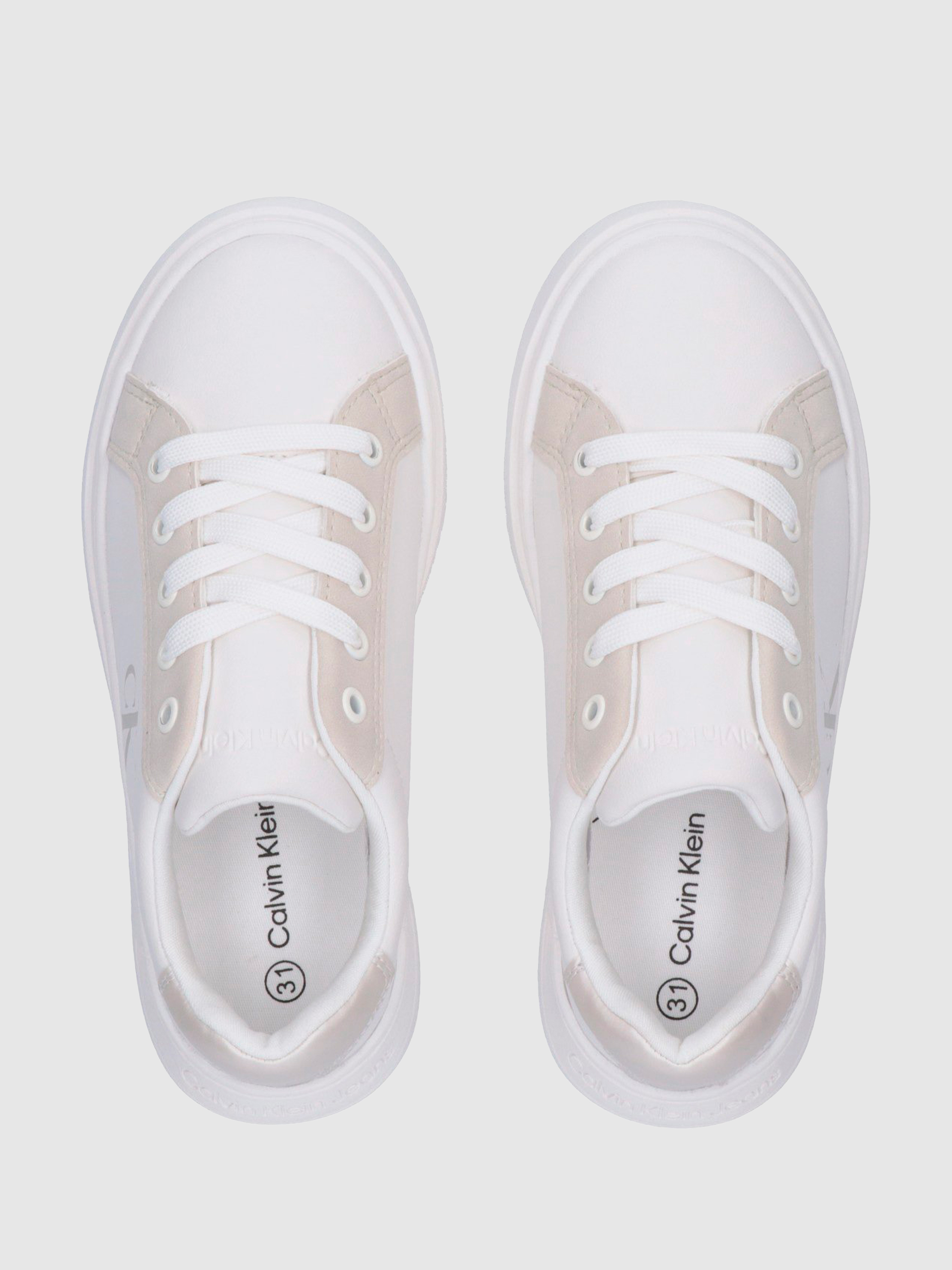 Tenis Niña Blanco Calvin Klein